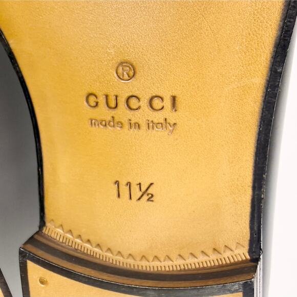 Gucci GG Supreme Tassel Leather Loafer - Men’s 12 - Picture 7 of 8